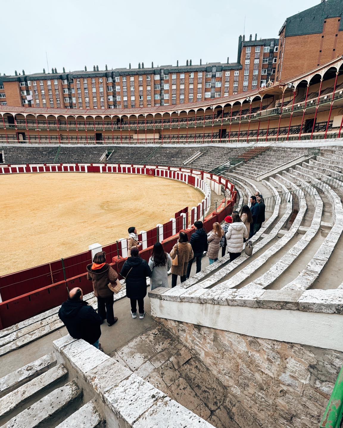 Visitas mensuales plaza de toros de Valladolid (2º Trimestre 2025)