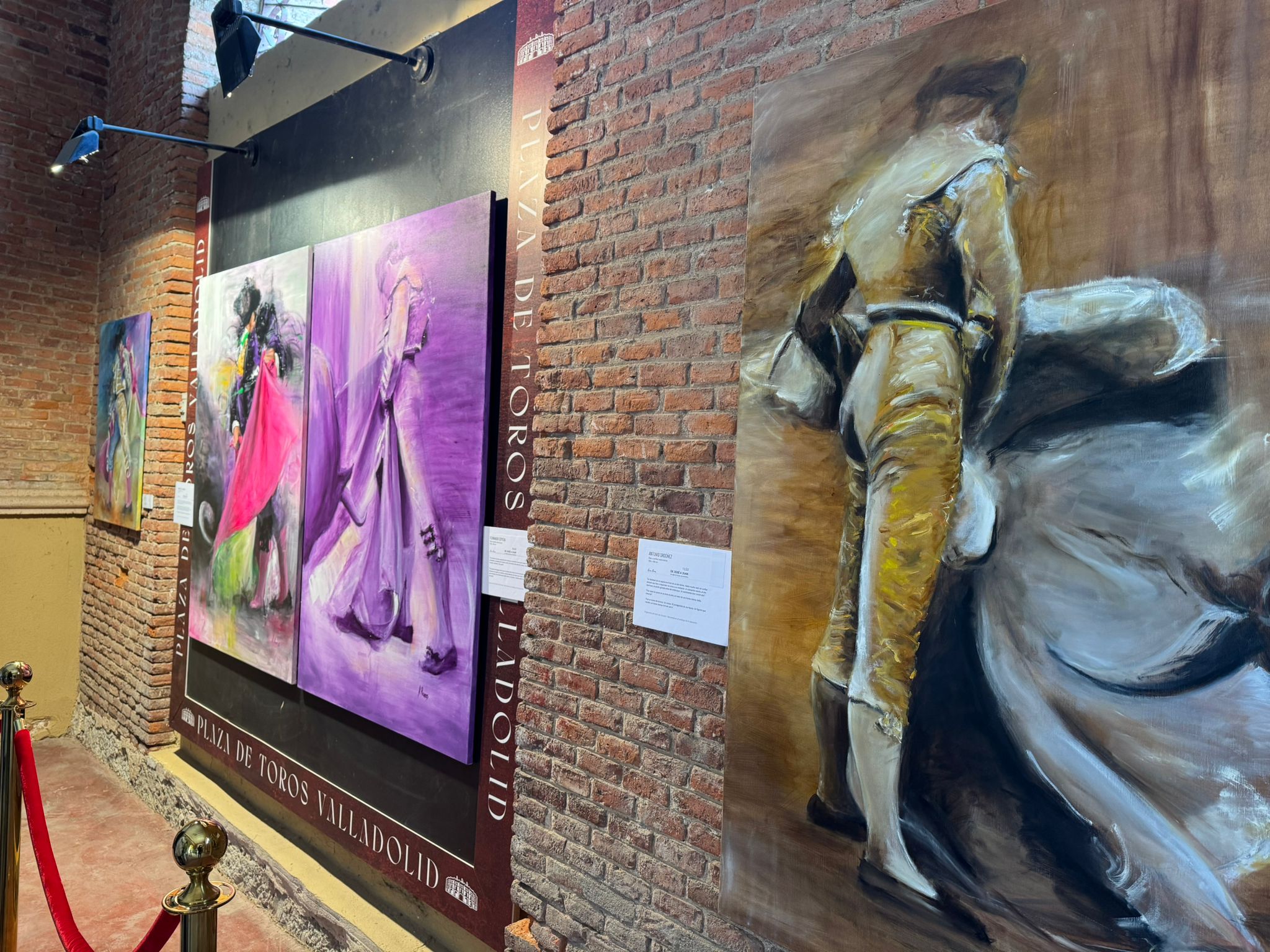Exposición de pintura de Álvaro Ramos durante San Pedro Regalado